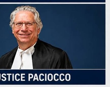 The Honourable David M. Paciocco portrait crop from Pat King appeal advocacy graphic