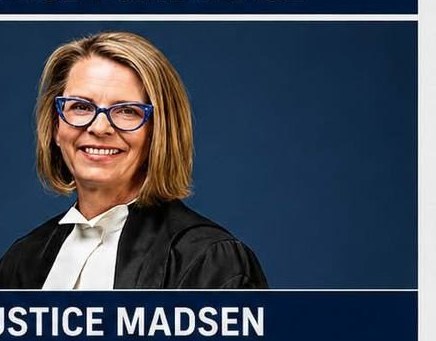 The Honourable Lene Madsen portrait crop from Pat King appeal advocacy graphic